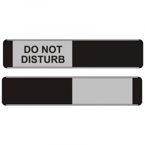 Do Not Disturb Sliding Door Sign