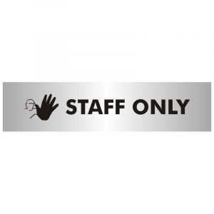 Staff Only Door Sign