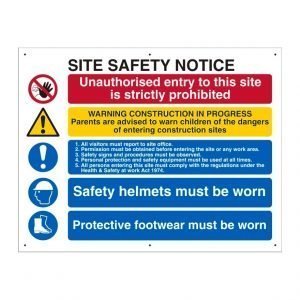 Site Safety Notice