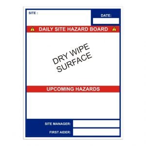 Site Board Dry Wipe Laminate
