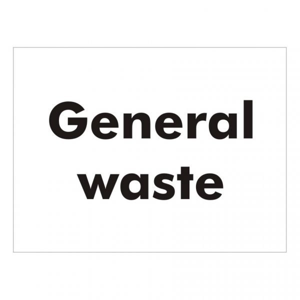 General Waste Sign