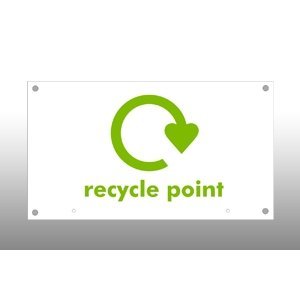 Recycle Point Header Sign