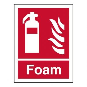 Fire Extinguisher Foam Sign