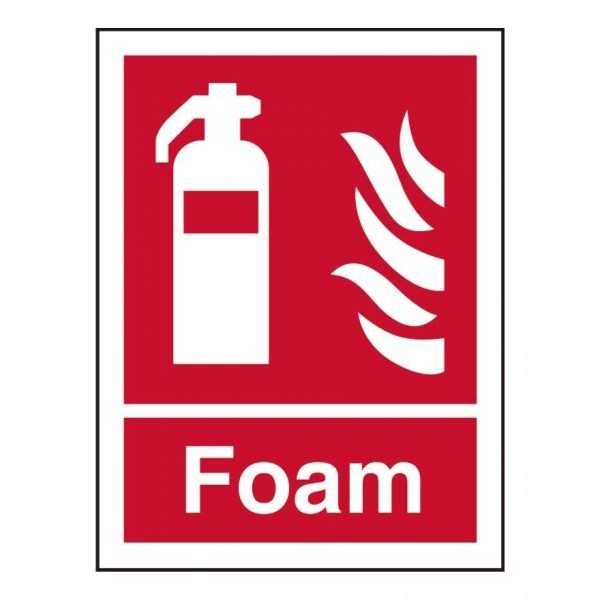 Fire Extinguisher Foam Sign