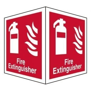 Fire Extinguisher Double Sided Sign
