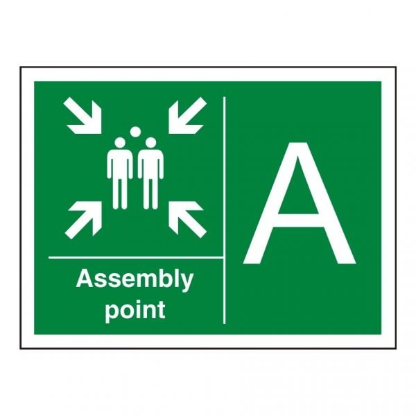 Fire Assembly Point A Sign