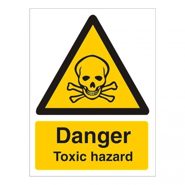 Danger Toxic Hazard Sign