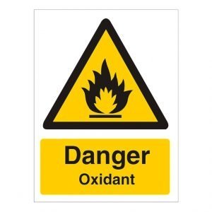 Danger Oxidant Sign