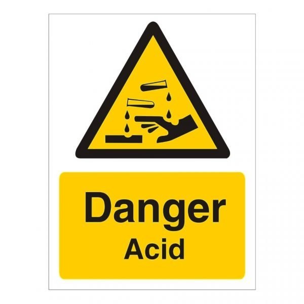 Danger Acid Sign