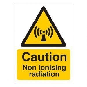 Caution Non Ionised Radiation Sign