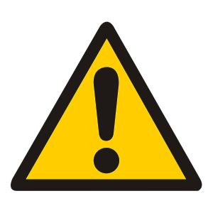 Custom Warning Sign Choice of Hazard Graphic