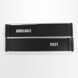 Available Busy Sliding Door Sign