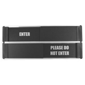 Enter Please do not Enter Sliding Door Sign