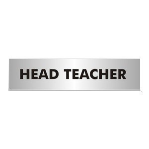 Head Teacher Office Door Sign